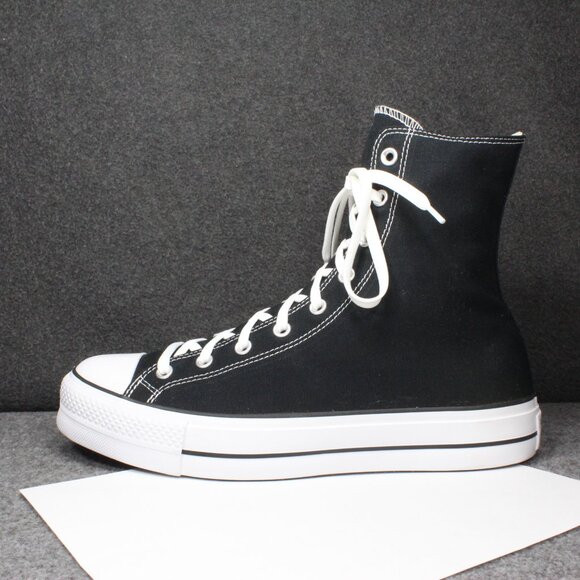 Converse X-HI Extra Knee High Platform Canvas Sneakers Black White Mens Size 11 - Picture 8 of 12